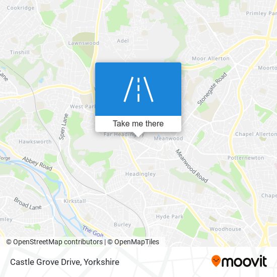 Castle Grove Drive map