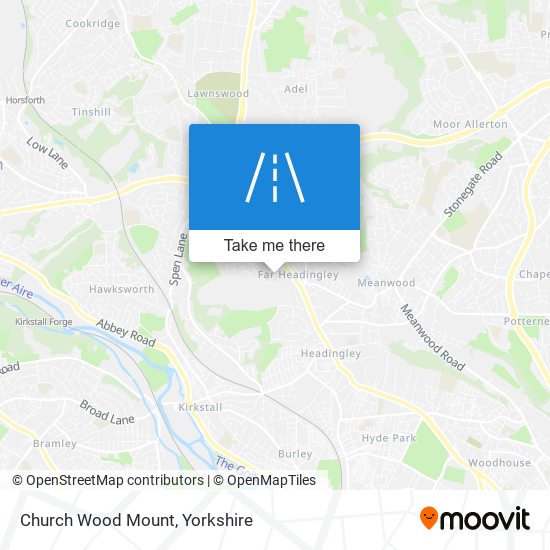 Church Wood Mount map