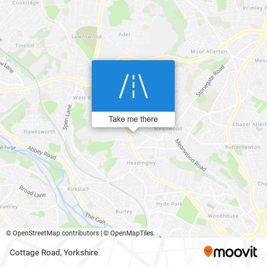 Cottage Road map