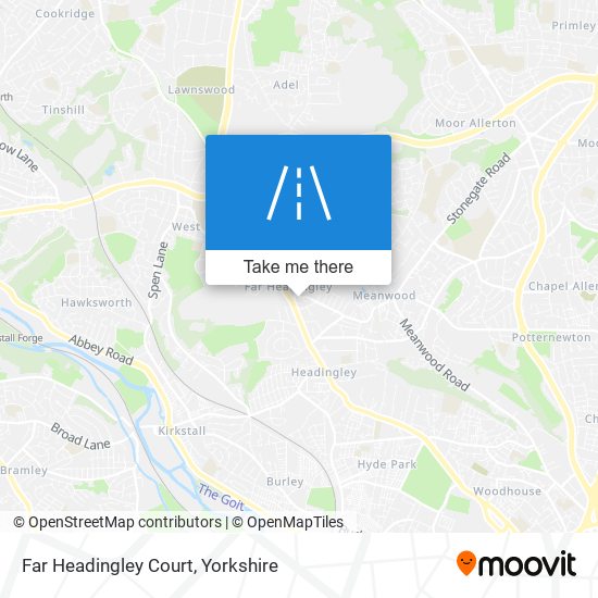 Far Headingley Court map