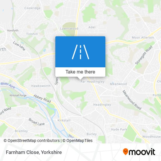 Farnham Close map