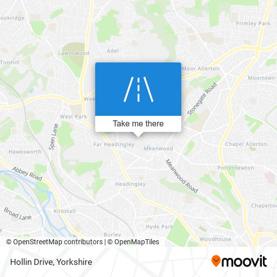 Hollin Drive map