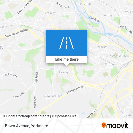 Bawn Avenue map