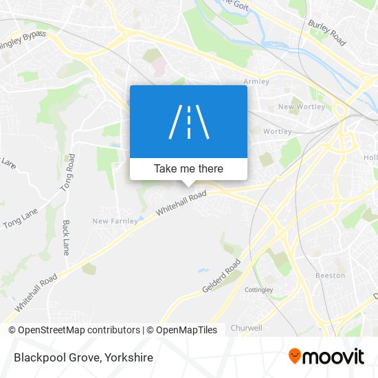 Blackpool Grove map