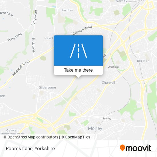 Rooms Lane map