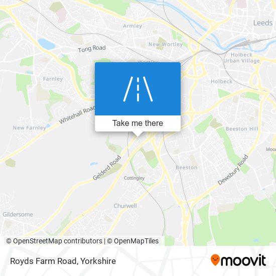 Royds Farm Road map