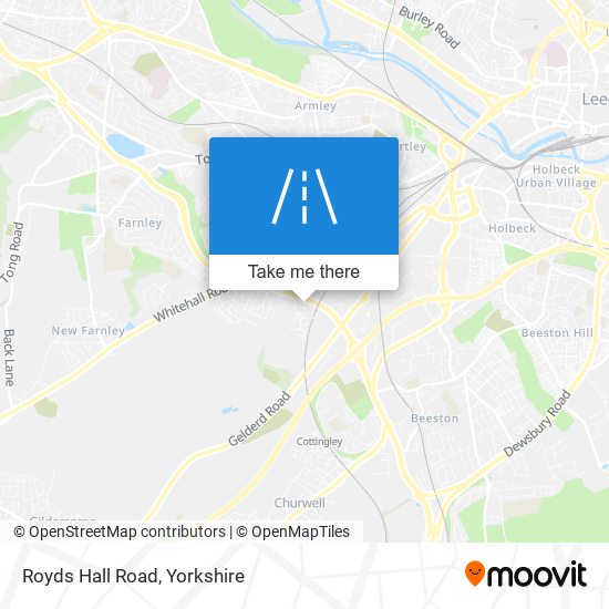 Royds Hall Road map