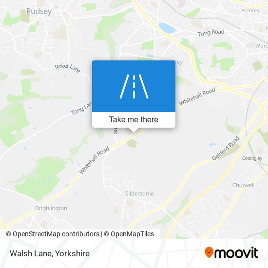 Walsh Lane map