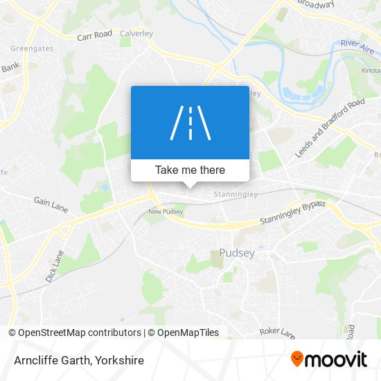 Arncliffe Garth map
