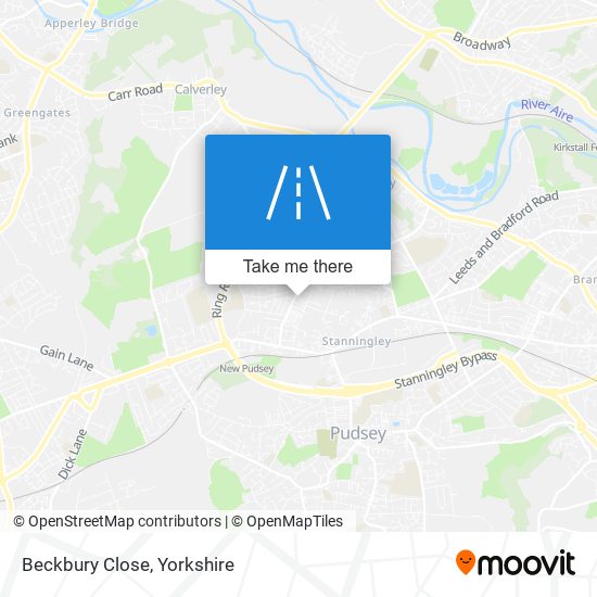 Beckbury Close map