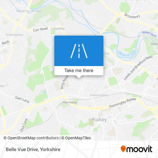 Belle Vue Drive map