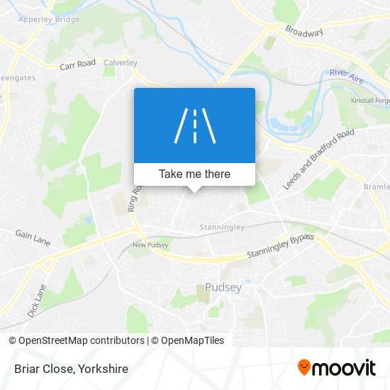 Briar Close map