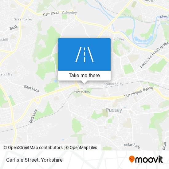 Carlisle Street map