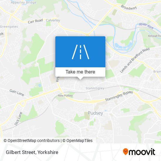 Gilbert Street map