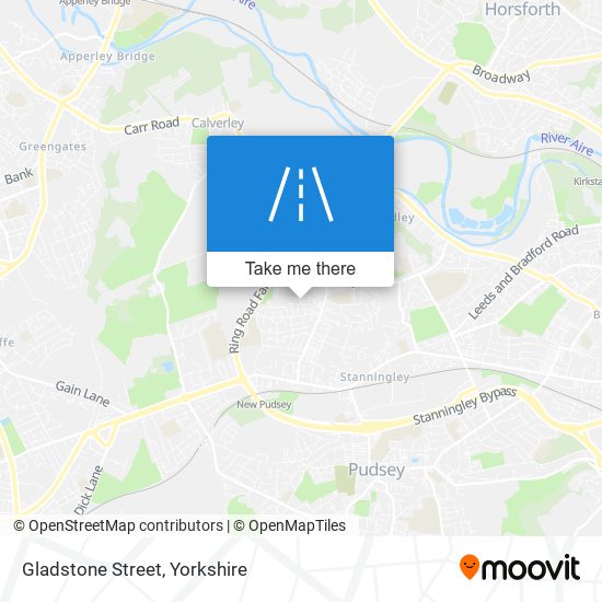 Gladstone Street map