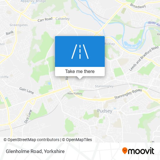 Glenholme Road map