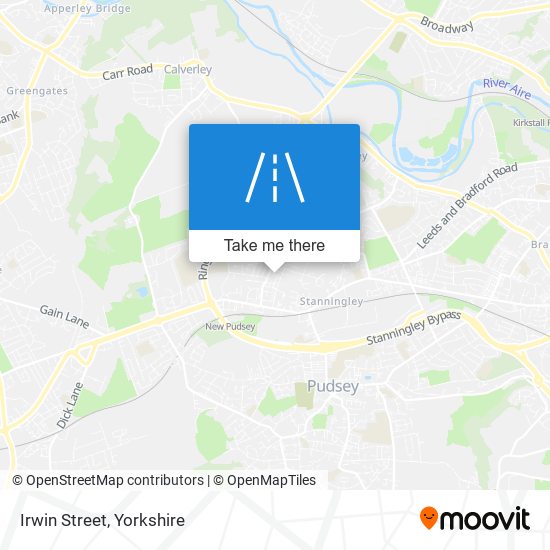 Irwin Street map