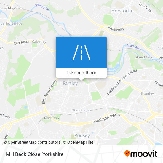 Mill Beck Close map