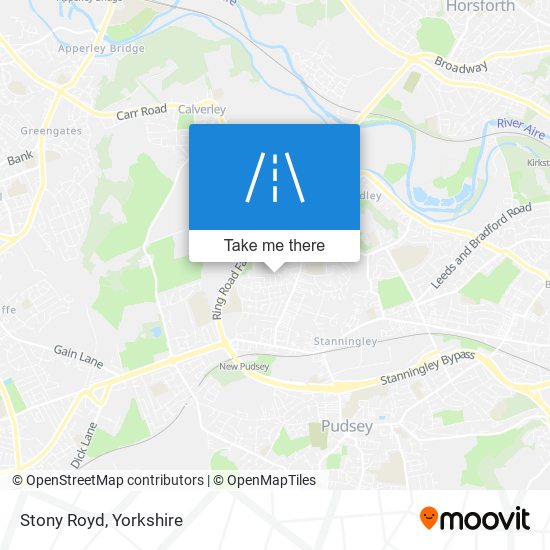 Stony Royd map