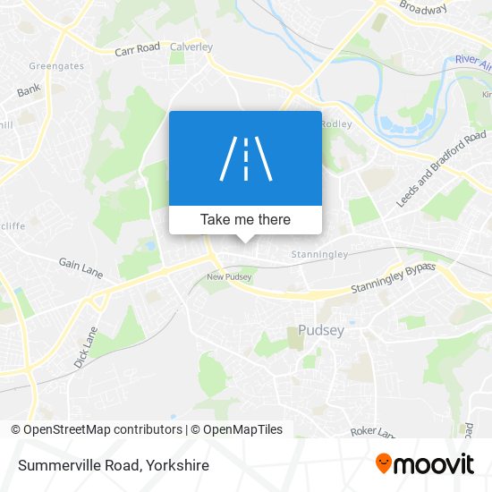 Summerville Road map