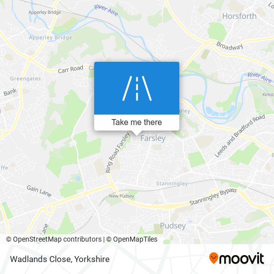 Wadlands Close map