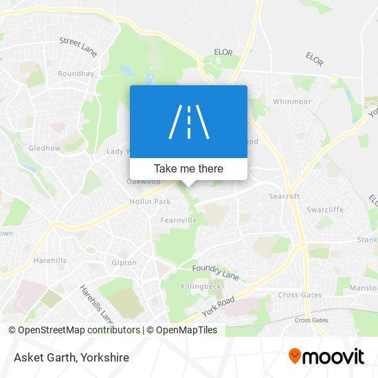 Asket Garth map