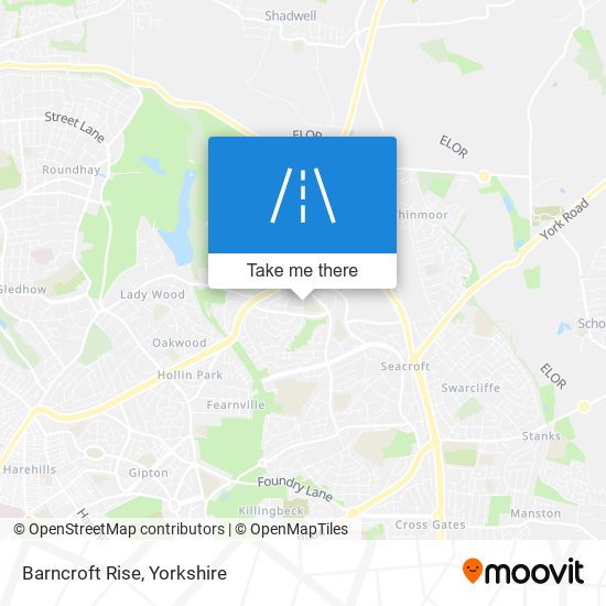 Barncroft Rise map