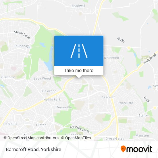 Barncroft Road map
