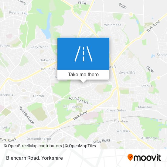 Blencarn Road map