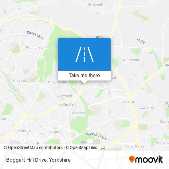 Boggart Hill Drive map