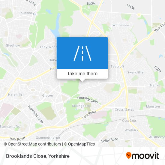Brooklands Close map