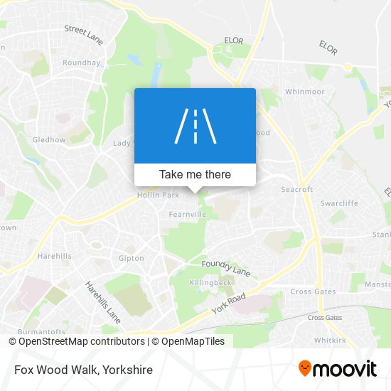 Fox Wood Walk map