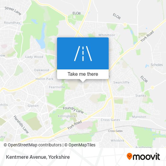 Kentmere Avenue map