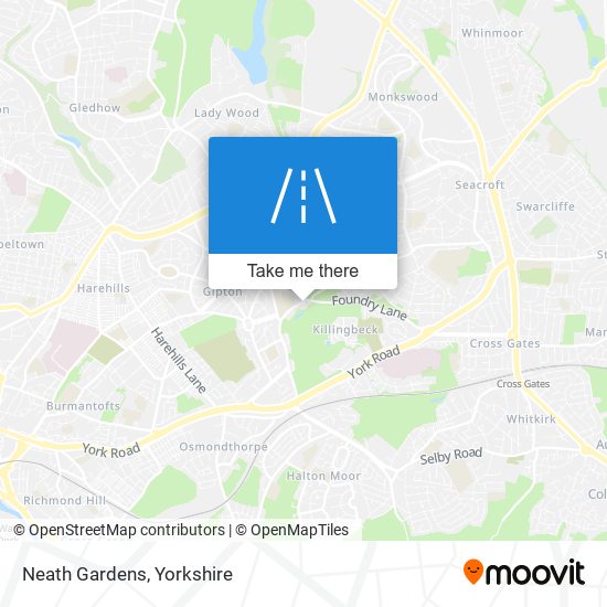 Neath Gardens map
