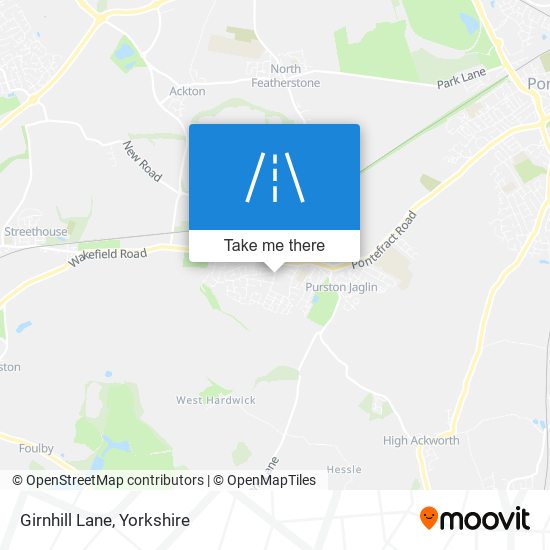 Girnhill Lane map