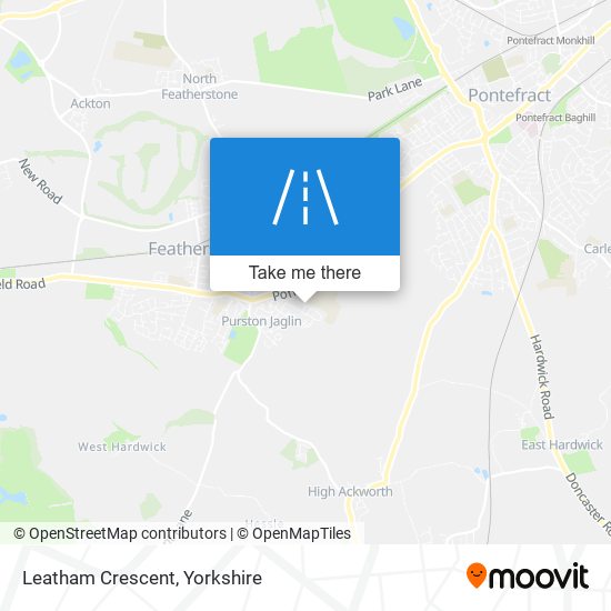 Leatham Crescent map