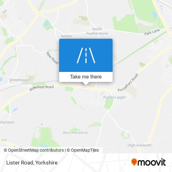 Lister Road map