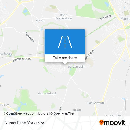 Nunn's Lane map