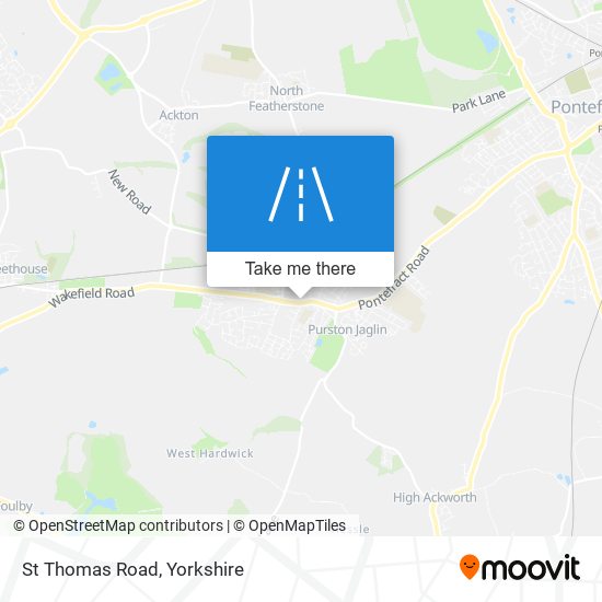 St Thomas Road map
