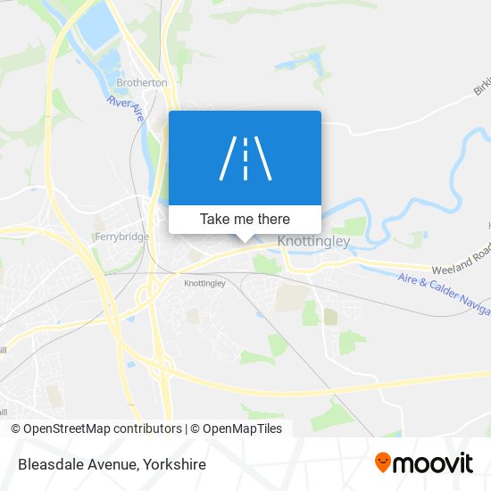 Bleasdale Avenue map