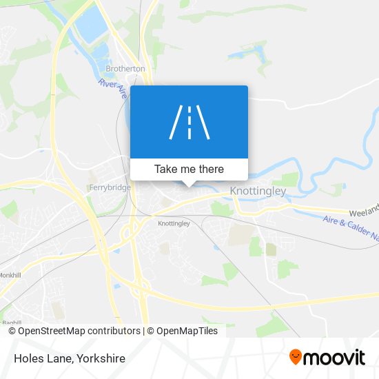 Holes Lane map