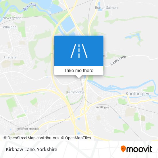 Kirkhaw Lane map