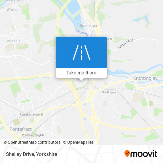 Shelley Drive map