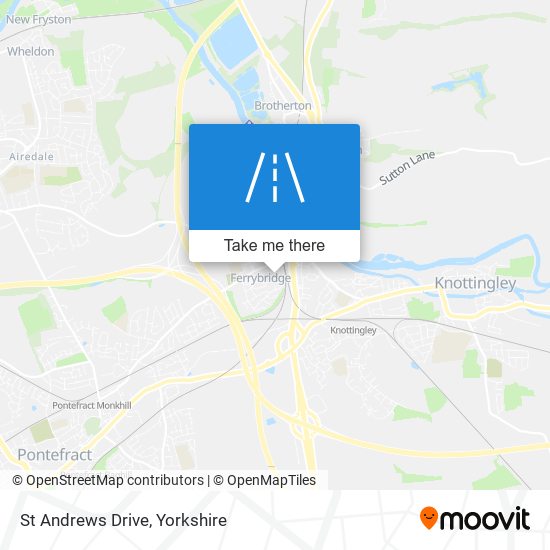 St Andrews Drive map