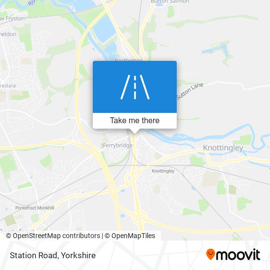Station Road map