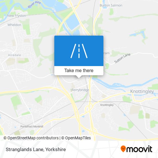 Stranglands Lane map