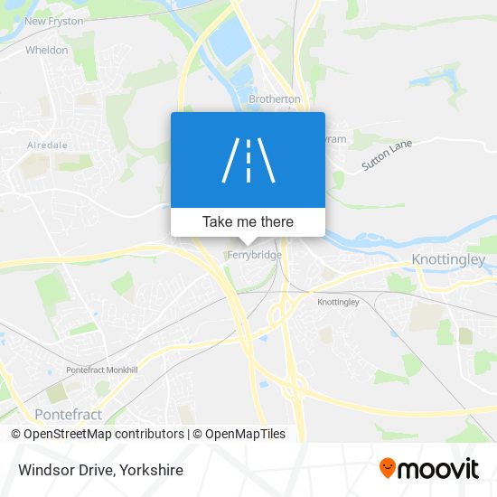 Windsor Drive map