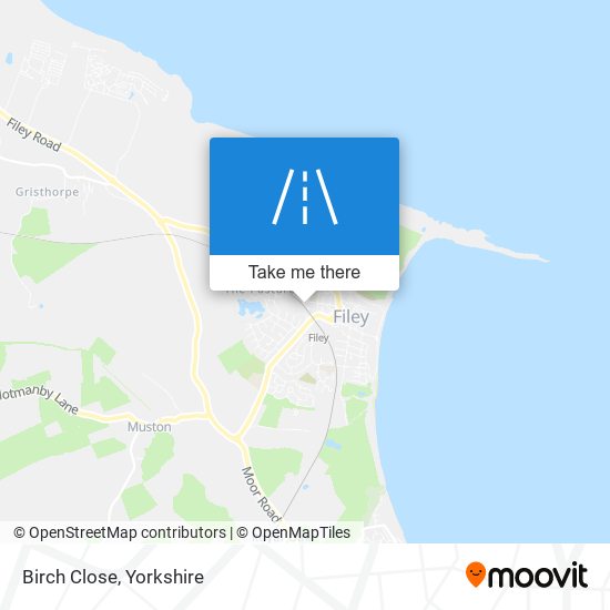 Birch Close map
