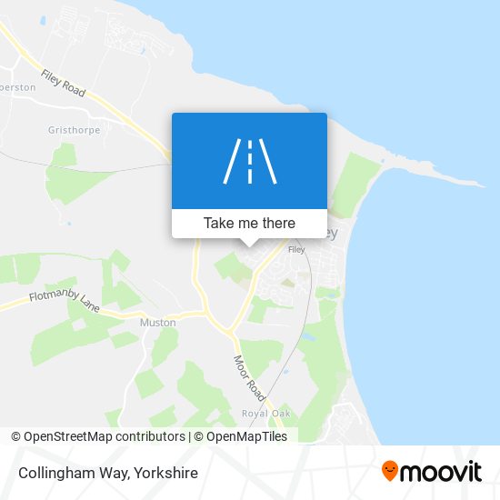 Collingham Way map