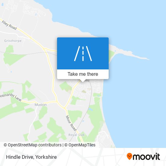 Hindle Drive map